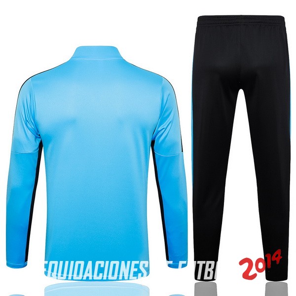 Conjunto Completo Sudadera Entrenamiento Paris Saint Germain 2023/2024 Azul II Negro