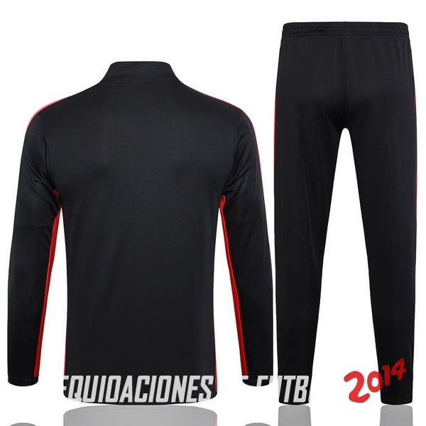 Conjunto Completo Sudadera Entrenamiento Paris Saint Germain 2023/2024 Rojo II Negro