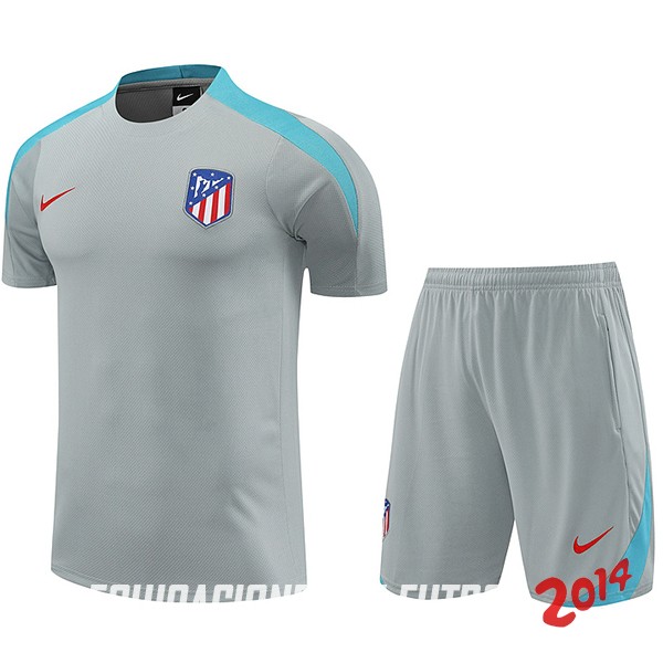 Entrenamiento Conjunto Completo Atlético Madrid 2024/2025l Gris Azul