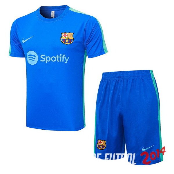 Entrenamiento Conjunto Completo Barcelona 2023/2024 Azul I Verde