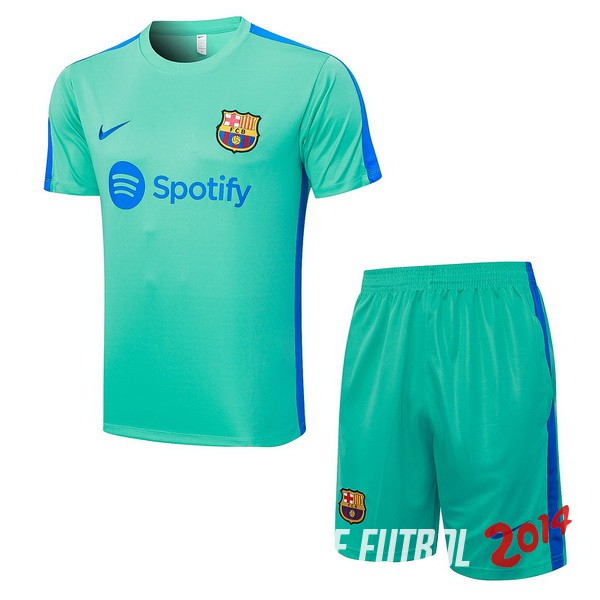 Entrenamiento Conjunto Completo Barcelona 2023/2024 Verde Azul