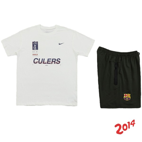 Entrenamiento Conjunto Completo Barcelona 2024/2025 Blanco Negro