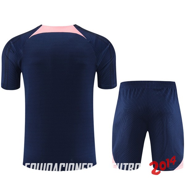 Entrenamiento Conjunto Completo Ninos Atlético Madrid 2023/2024 Azul Marino Rosa