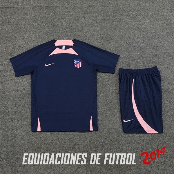 Entrenamiento Conjunto Completo Ninos Atlético Madrid 2023/2024 Azul Marino Rosa