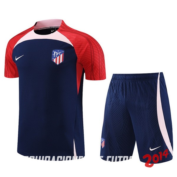 Entrenamiento Conjunto Completo Ninos Atlético Madrid 2023/2024 Azul Rojo