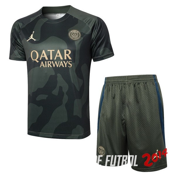 Entrenamiento Conjunto Completo Paris Saint Germain 2024/2025 Verde Marino