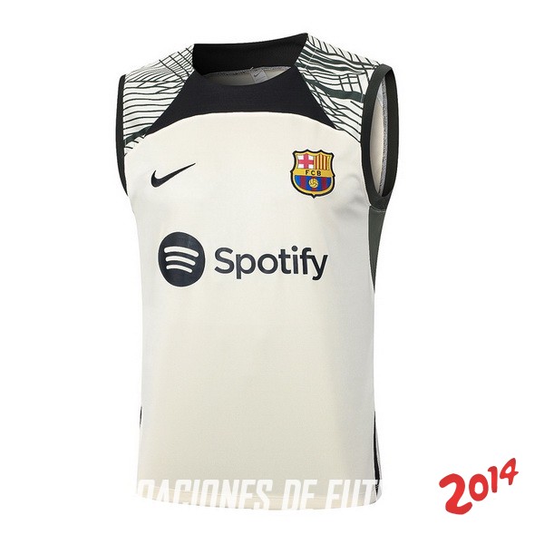 Entrenamiento Sin Mangas Barcelona 2023/2024 Amarillo Verde