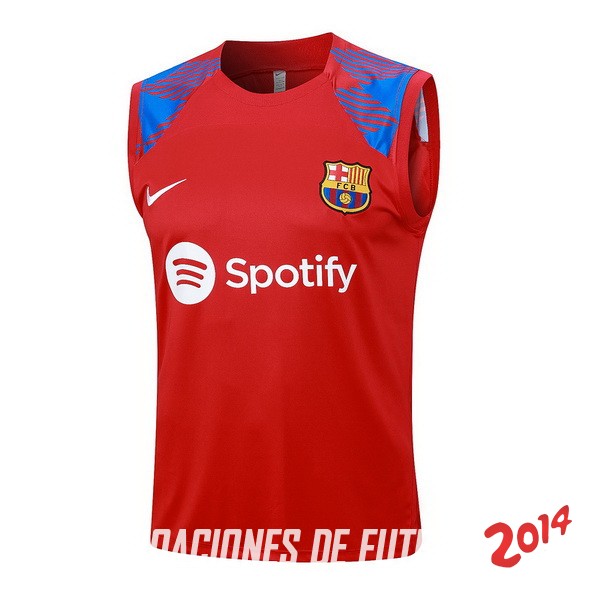 Entrenamiento Sin Mangas Barcelona 2023/2024 Rojo Azul