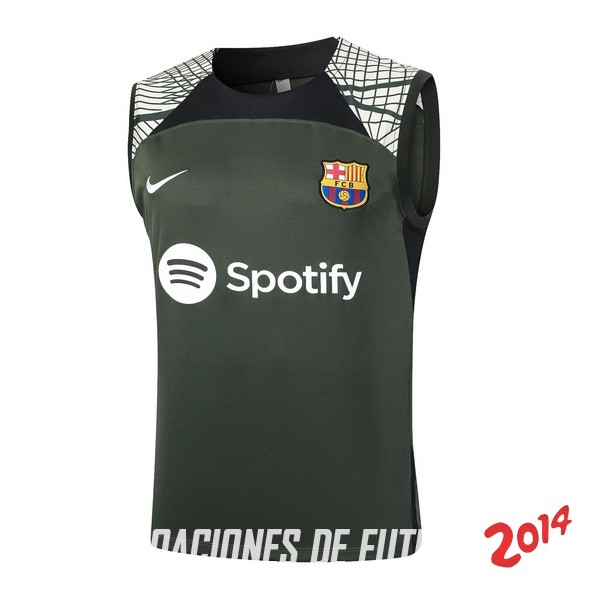 Entrenamiento Sin Mangas Barcelona 2023/2024 Verde