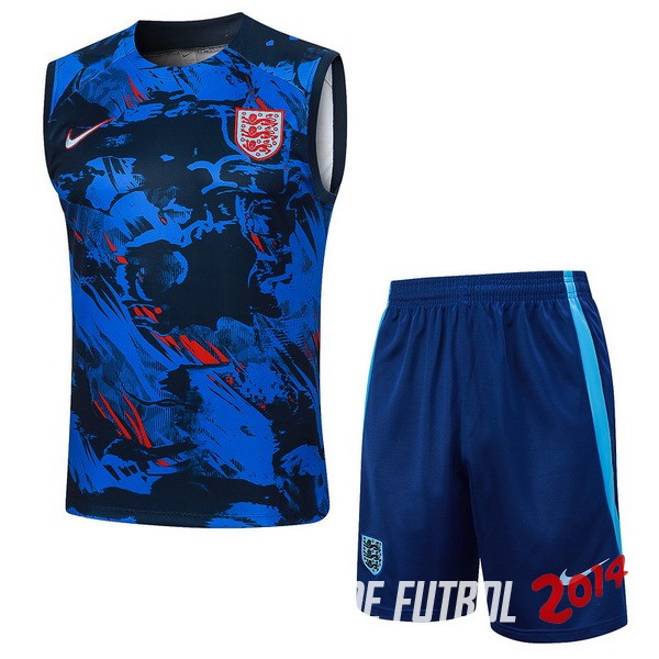 Entrenamiento Sin Mangas Conjunto Completo Inglaterra 2024 Azul