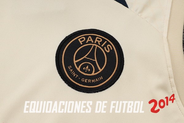 Entrenamiento Sin Mangas Conjunto Completo Paris Saint Germain 2023/2024 Amarillo Azul