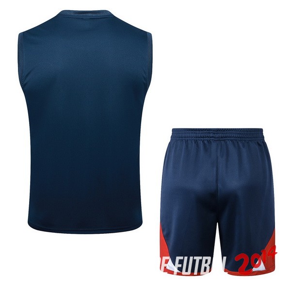 Entrenamiento Sin Mangas Conjunto Completo Paris Saint Germain 2023/2024 Azul Marino I Rojo