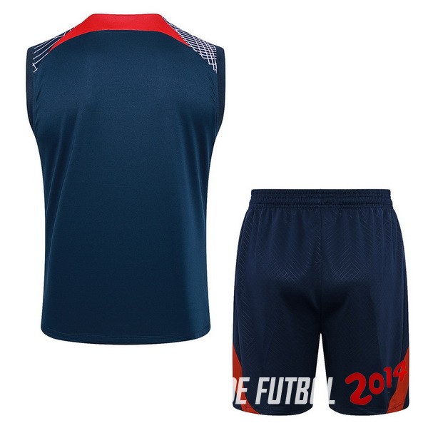 Entrenamiento Sin Mangas Conjunto Completo Paris Saint Germain 2023/2024 Azul Rojo Purpura