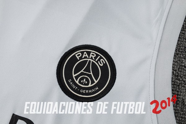 Entrenamiento Sin Mangas Conjunto Completo Paris Saint Germain 2023/2024 Gris Claro