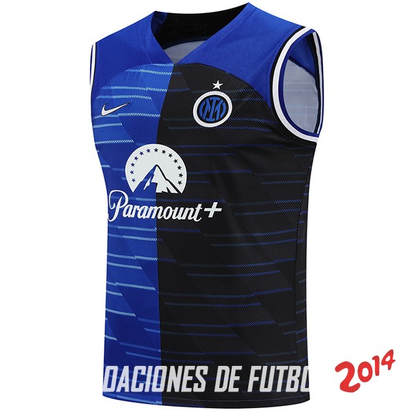 Entrenamiento Sin Mangas Inter Milan 2023/2024 Azul Negro