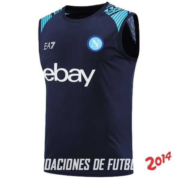 Entrenamiento Sin Mangas Napoli 2024/2025 Azul