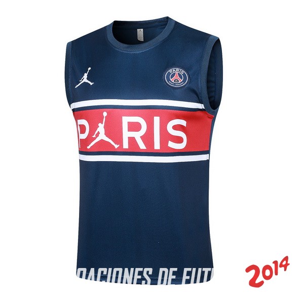 Entrenamiento Sin Mangas Paris Saint Germain 2023/2024 Azul Marino I Rojo