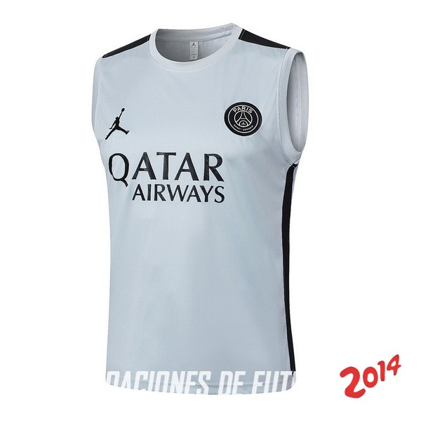 Entrenamiento Sin Mangas Paris Saint Germain 2023/2024 Gris Claro