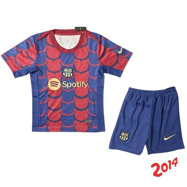 Especial Camiseta Del Conjunto Completo Barcelona 2024/2025 Rojo Azul