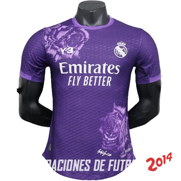 Especial Jugadores Camiseta Real Madrid 2024 Purpura