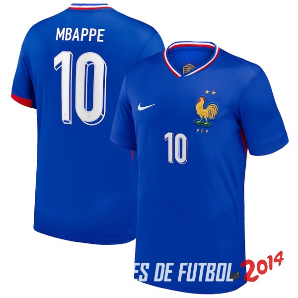 NO.10 Mbappe Tailandia Camiseta Francia Primera 2024