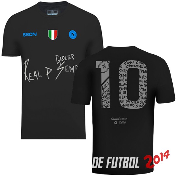 NO.10 Tailandia Camiseta Napoli Especial 2024 Negro