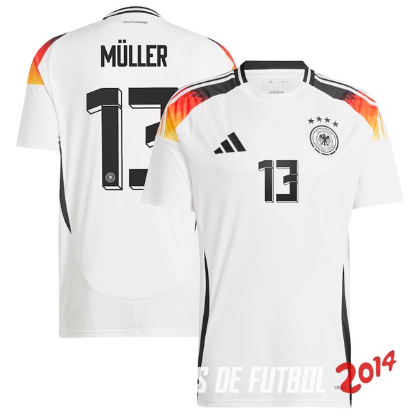 NO.13 Müller Tailandia Camiseta Alemania Primera 2024