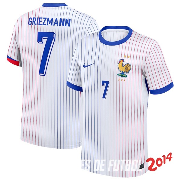 NO.7 Griezmann Tailandia Camiseta Francia Segunda 2024
