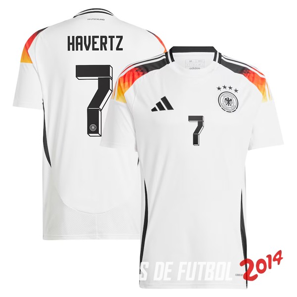 NO.7 Havertz Tailandia Camiseta Alemania Primera 2024