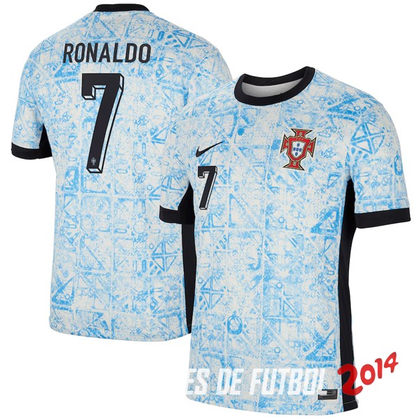 NO.7 Ronaldo Tailandia Camiseta Portugal Segunda 2024