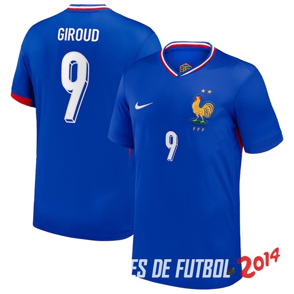 NO.9 Giroud Tailandia Camiseta Francia Primera 2024