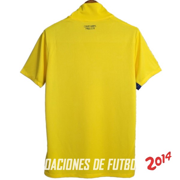 Retro Camiseta Corinthians Paulista Portero 2012 Amarillo