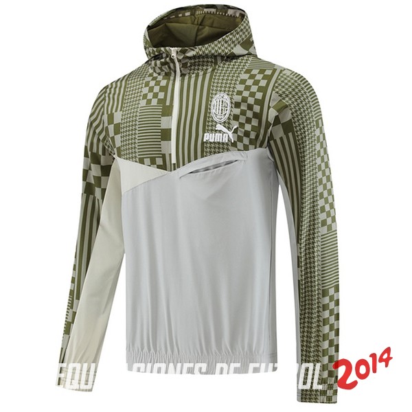 Rompevientos AC Milan 2023/2024 Verde Gris