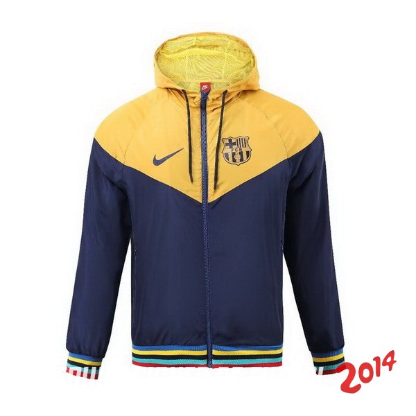 Rompevientos Barcelona 2023/2024 Amarillo Azul Marino