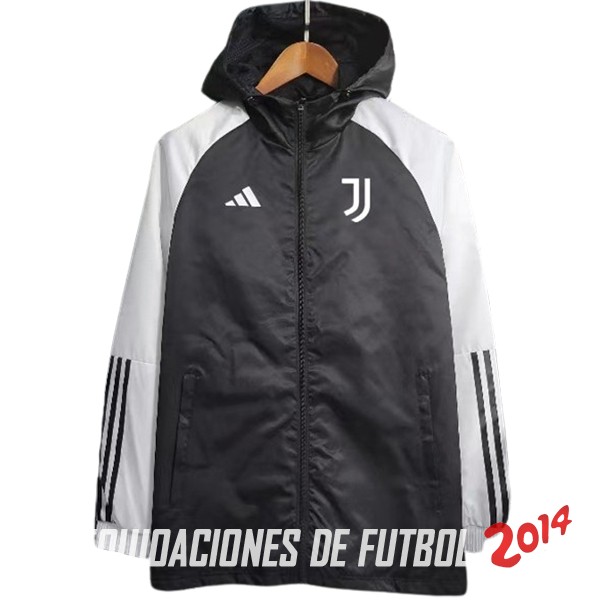 Rompevientos Juventus 2023/2024 Negro I Blanco
