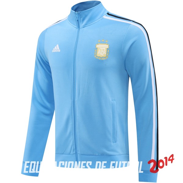 Ropa Deportiva Con Cremallera Larga Argentina 2024 Azul