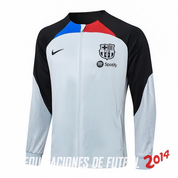 Ropa Deportiva Con Cremallera Larga Barcelona 2023/2024 Gris Negro