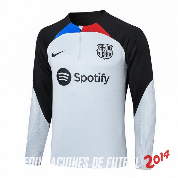 Sudadera Entrenamiento Barcelona 2023/2024 Gris Rojo Azul