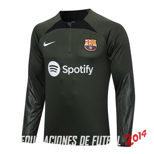 Sudadera Entrenamiento Barcelona 2023/2024 Verde Marino