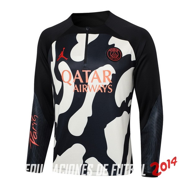 Sudadera Entrenamiento Paris Saint Germain 2023/2024 Amarillo Negro Naranja