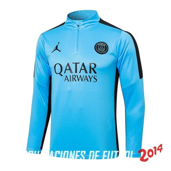 Sudadera Entrenamiento Paris Saint Germain 2023/2024 Azul II Negro