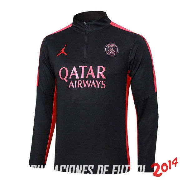 Sudadera Entrenamiento Paris Saint Germain 2023/2024 Rojo II Negro