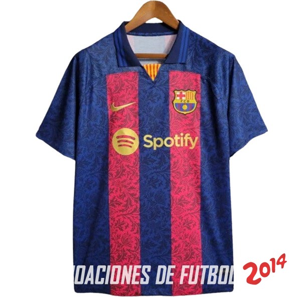 Tailandia Camiseta Barcelona Especial 2023/2024 Azul III Rojo
