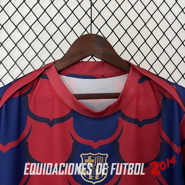 Tailandia Camiseta Barcelona Especial 2024/2025 Rojo Azul1