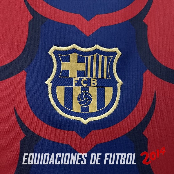 Tailandia Camiseta Barcelona Especial 2024/2025 Rojo Azul2