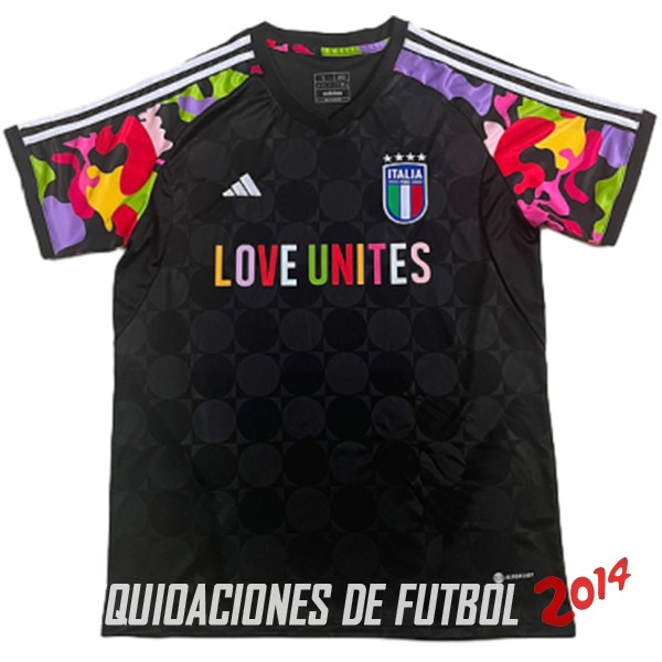 Tailandia Camiseta Italia Especial 2024 Negro