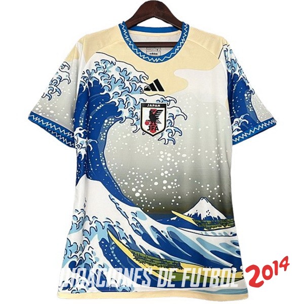 Tailandia Camiseta Japon Especial 2024 Amarillo Azul