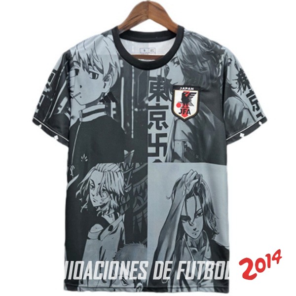 Tailandia Camiseta Japon Especial 2024 Negro Gris