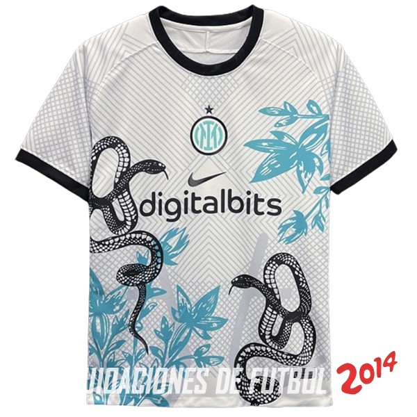 Tailandia Concepto Camiseta Inter Milan Concepto 2023/2024 Blanco Verde