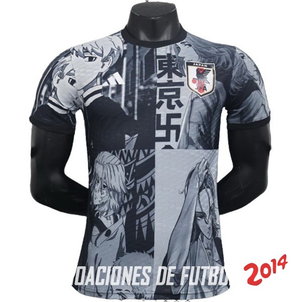 Tailandia Especial Jugadores Camiseta Japon 2024 Negro Gris